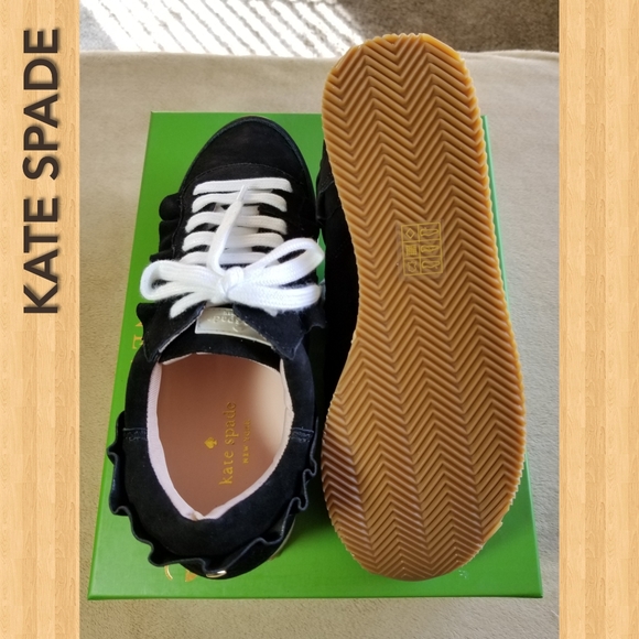 KATE SPADE NWT Women's Sneakers Black - Picture 7 of 8